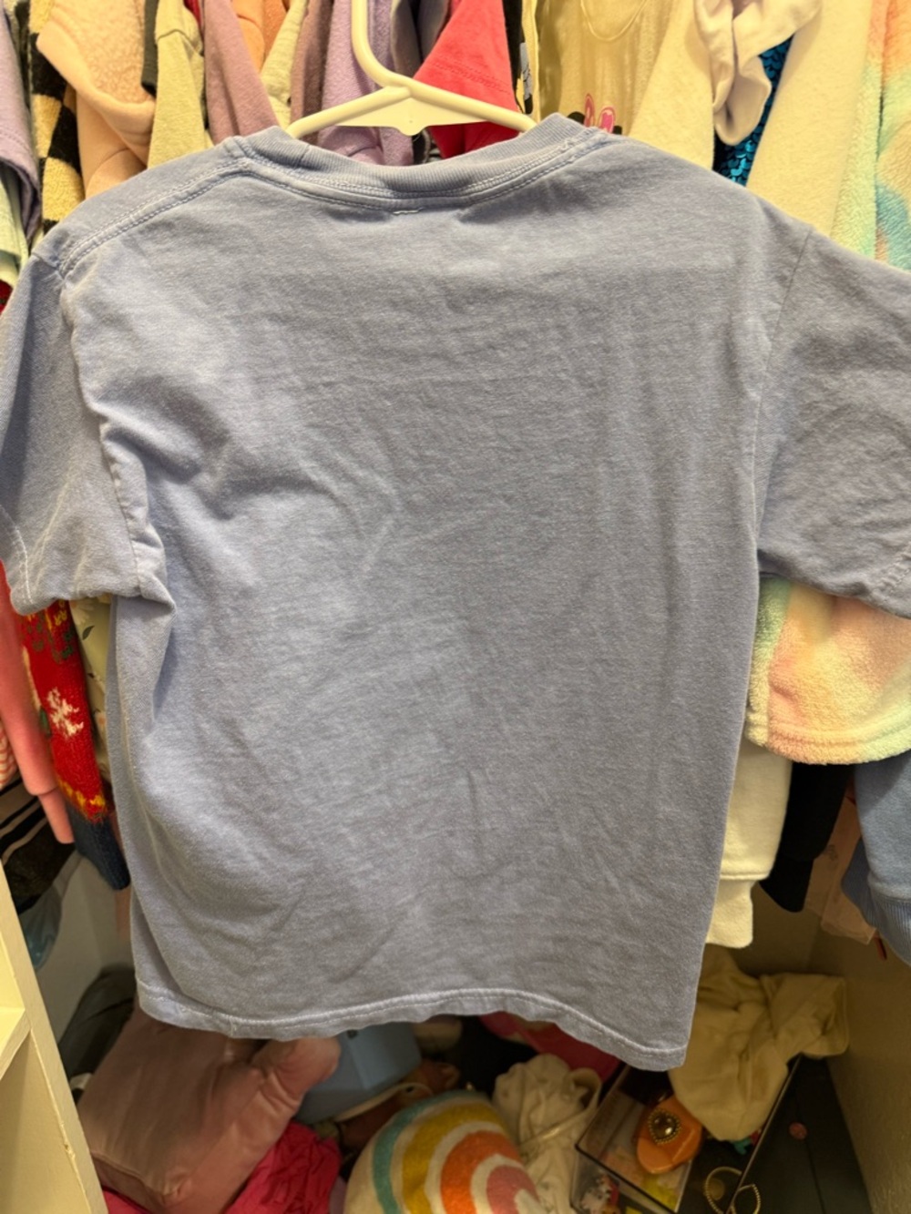 Comfort Colors Blue Denim color Disney 'Best Birthday Ever' Graphic Sweatshirt - Picture 4 of 4